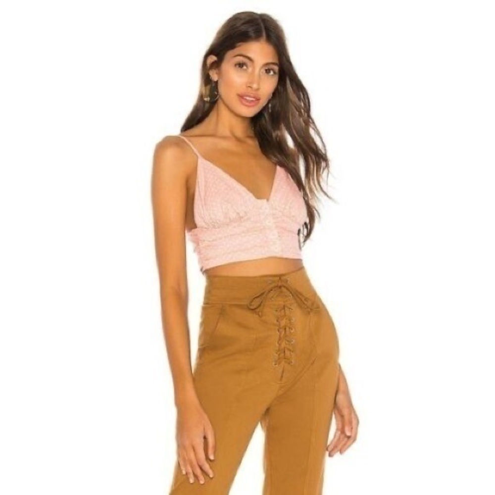 MAJORELLE Ryan Top in Pink Dot